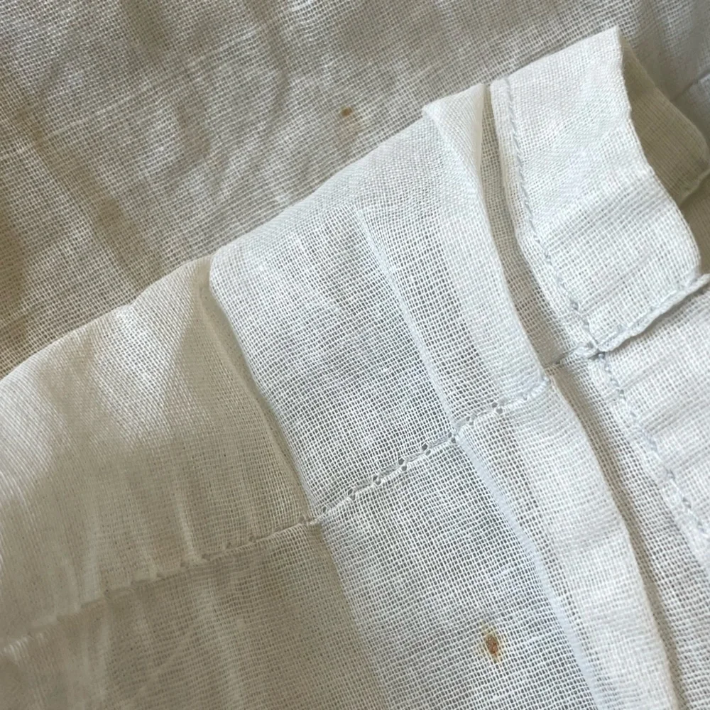 WEST ELM COTTON VOILE CRINKLE SHOWER CURTAIN 75x77